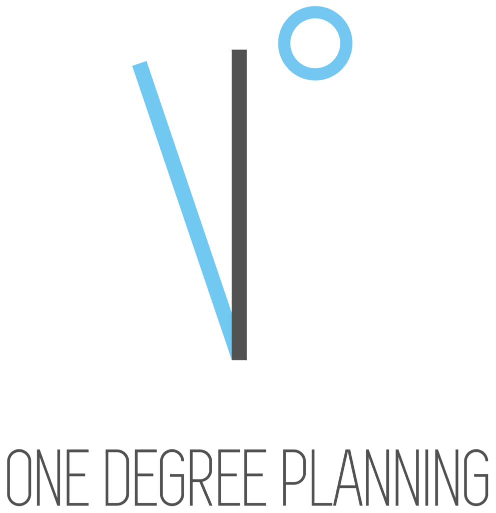 1 degree planning company logo