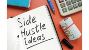 Best side hustle ideas, notepad, pen, calculator