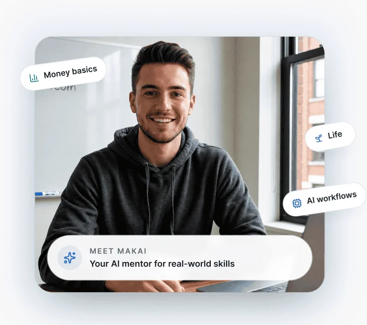 TeenLearner homepage hero illustration