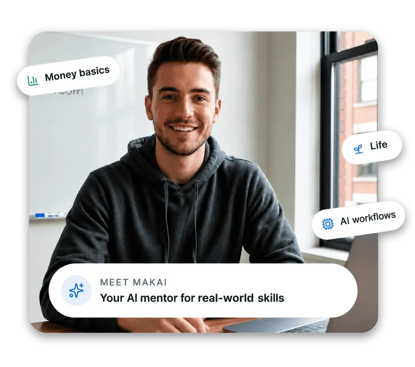 TeenLearner homepage hero illustration